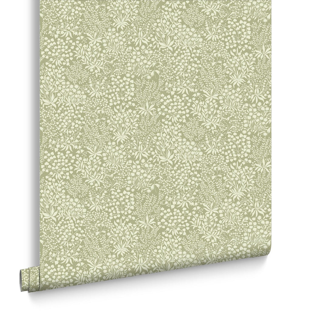 Daisyfield Willow Wallpaper