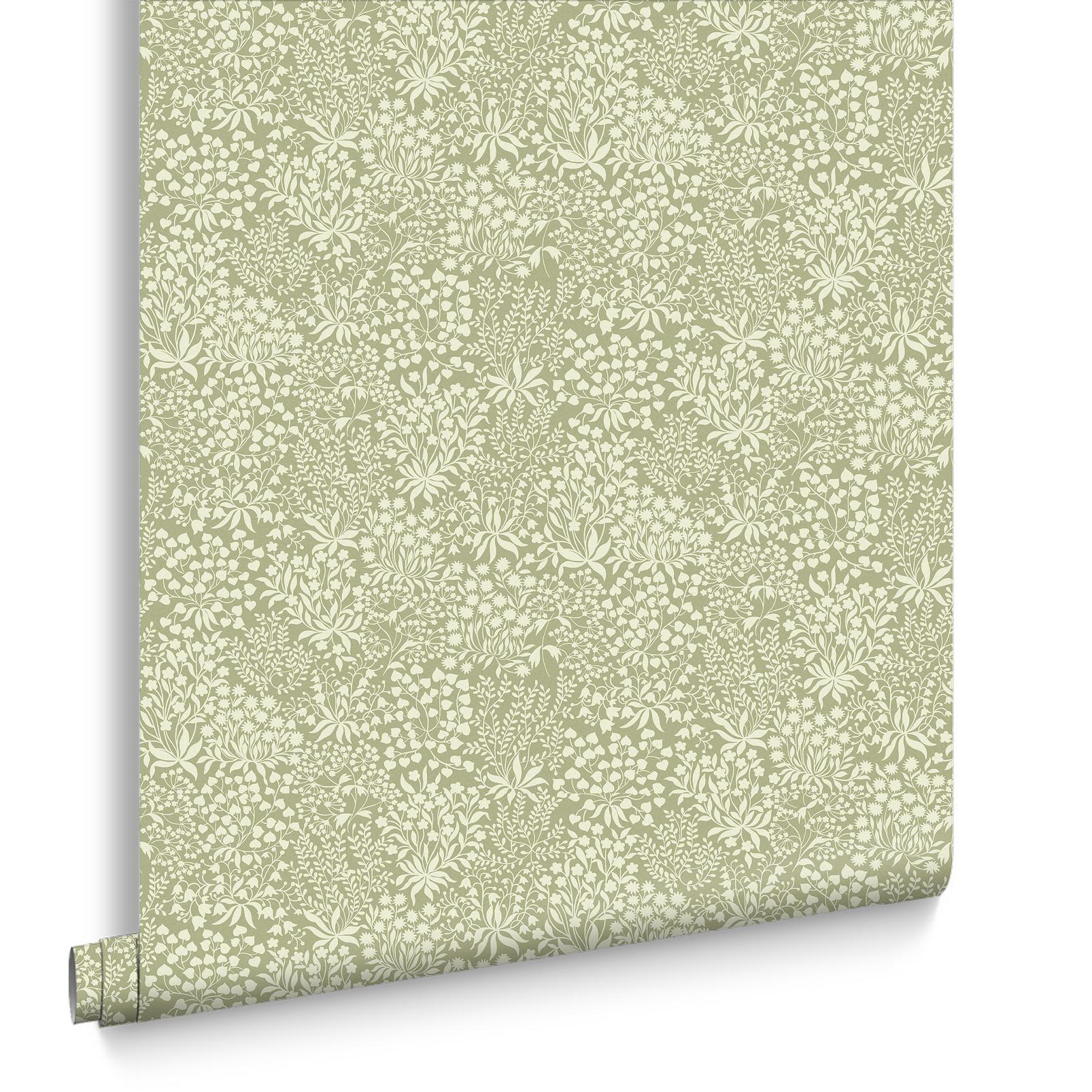Daisyfield Willow Wallpaper