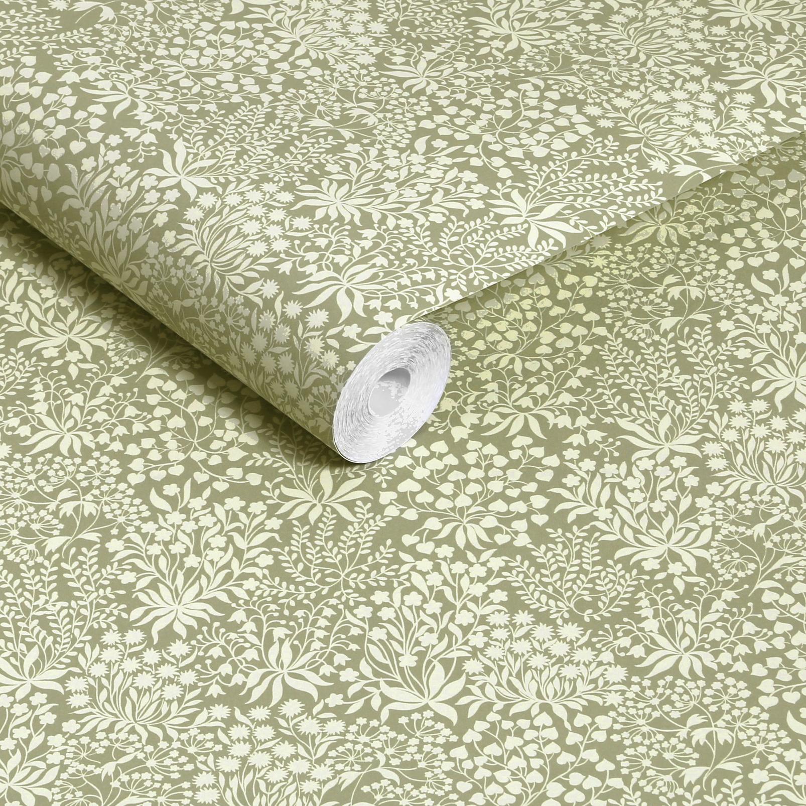 Daisyfield Willow Wallpaper