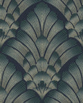Renaissance Petrol Wallpaper