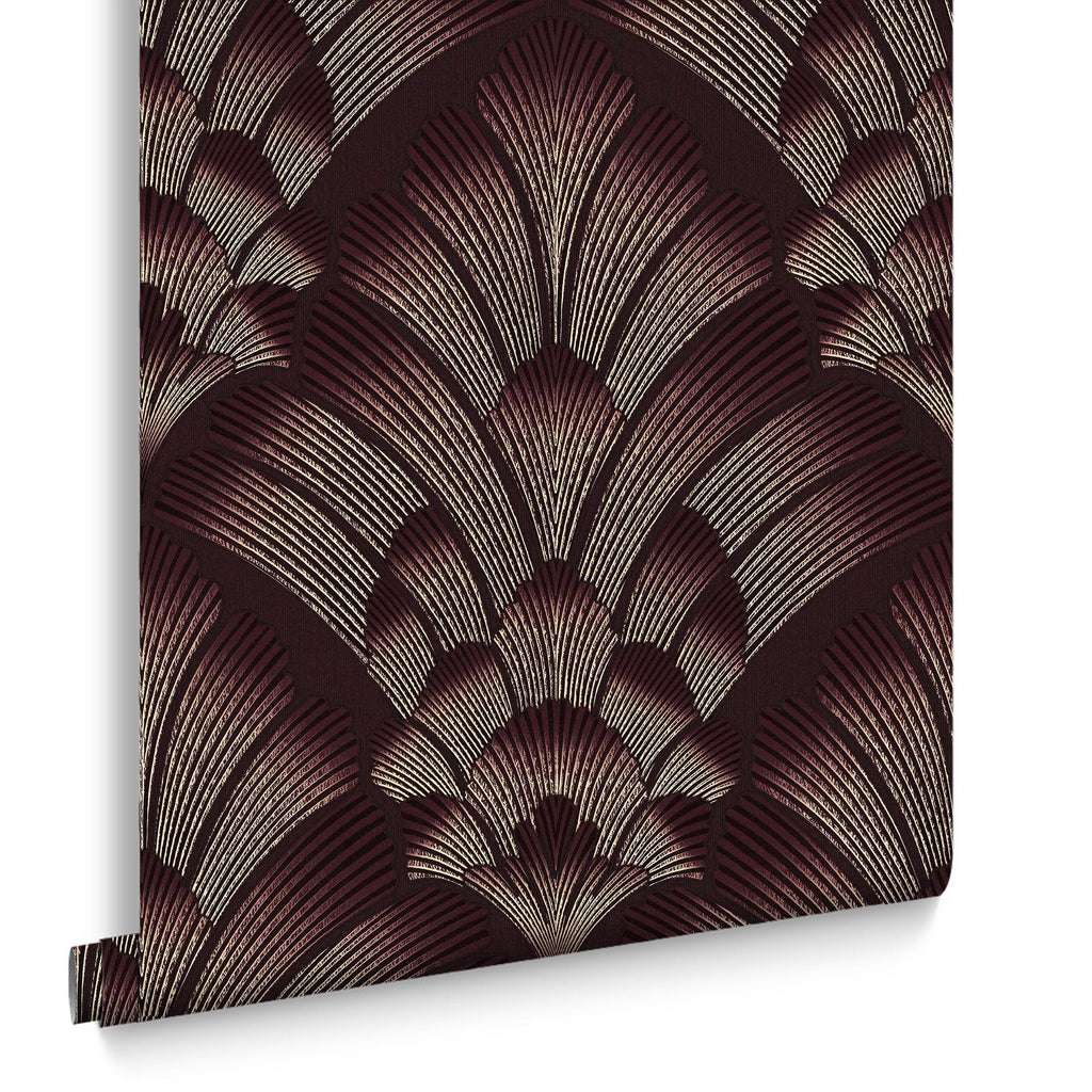 Renaissance Divine Damson Wallpaper
