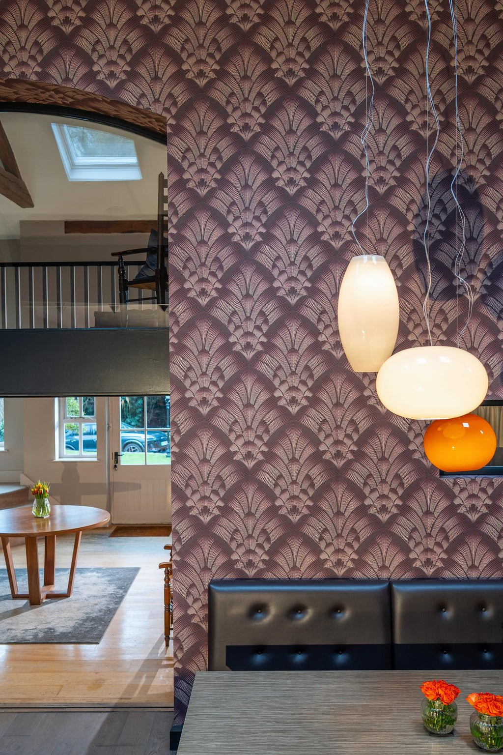 Renaissance Divine Damson Wallpaper