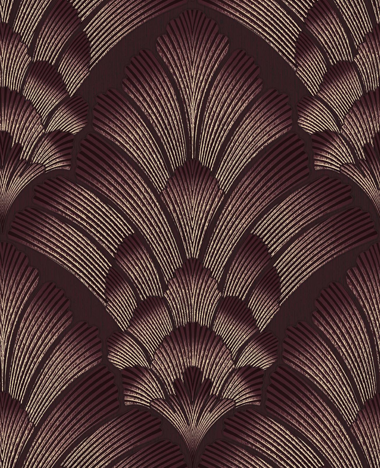 Renaissance Divine Damson Wallpaper
