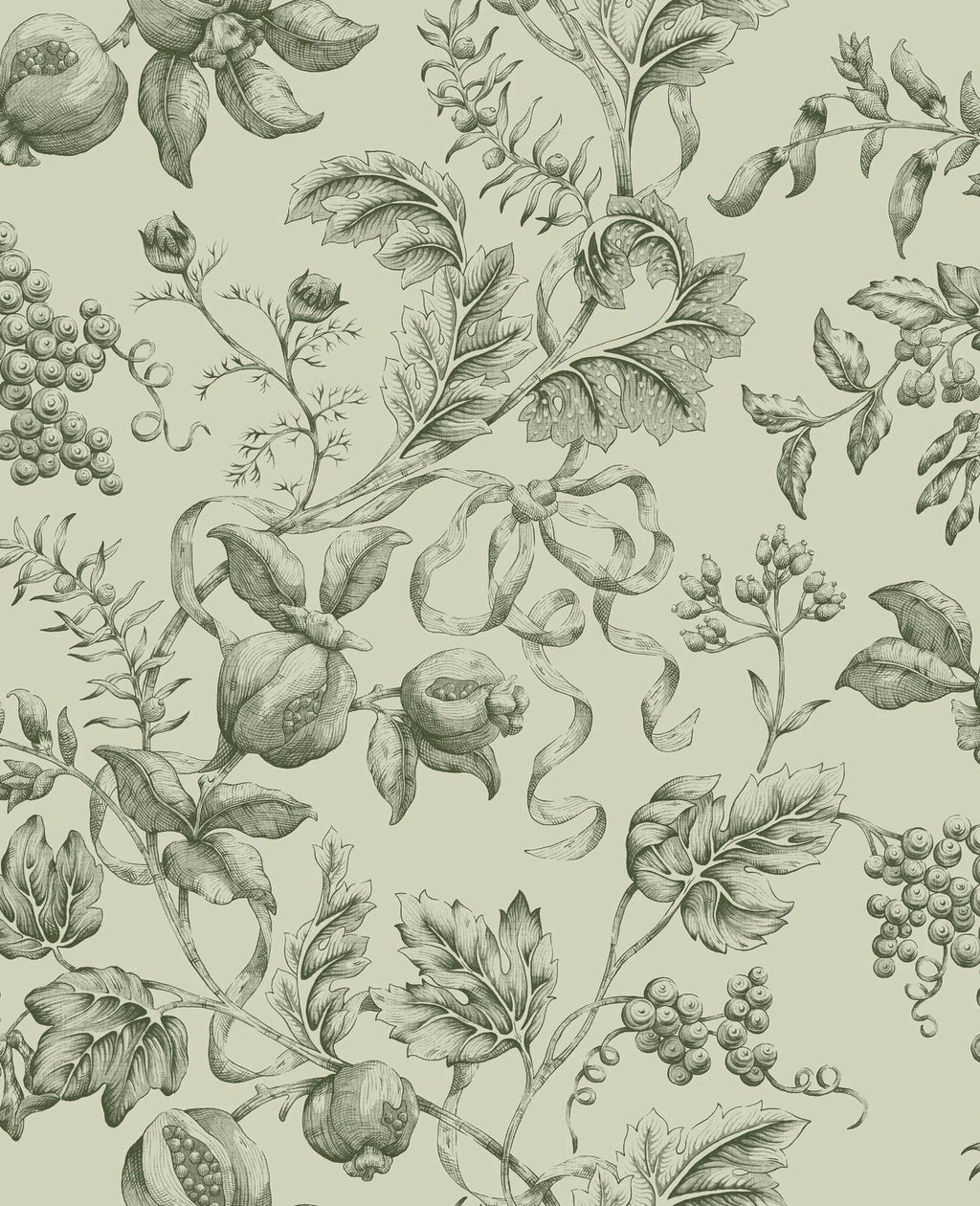 Roman Willow Wallpaper