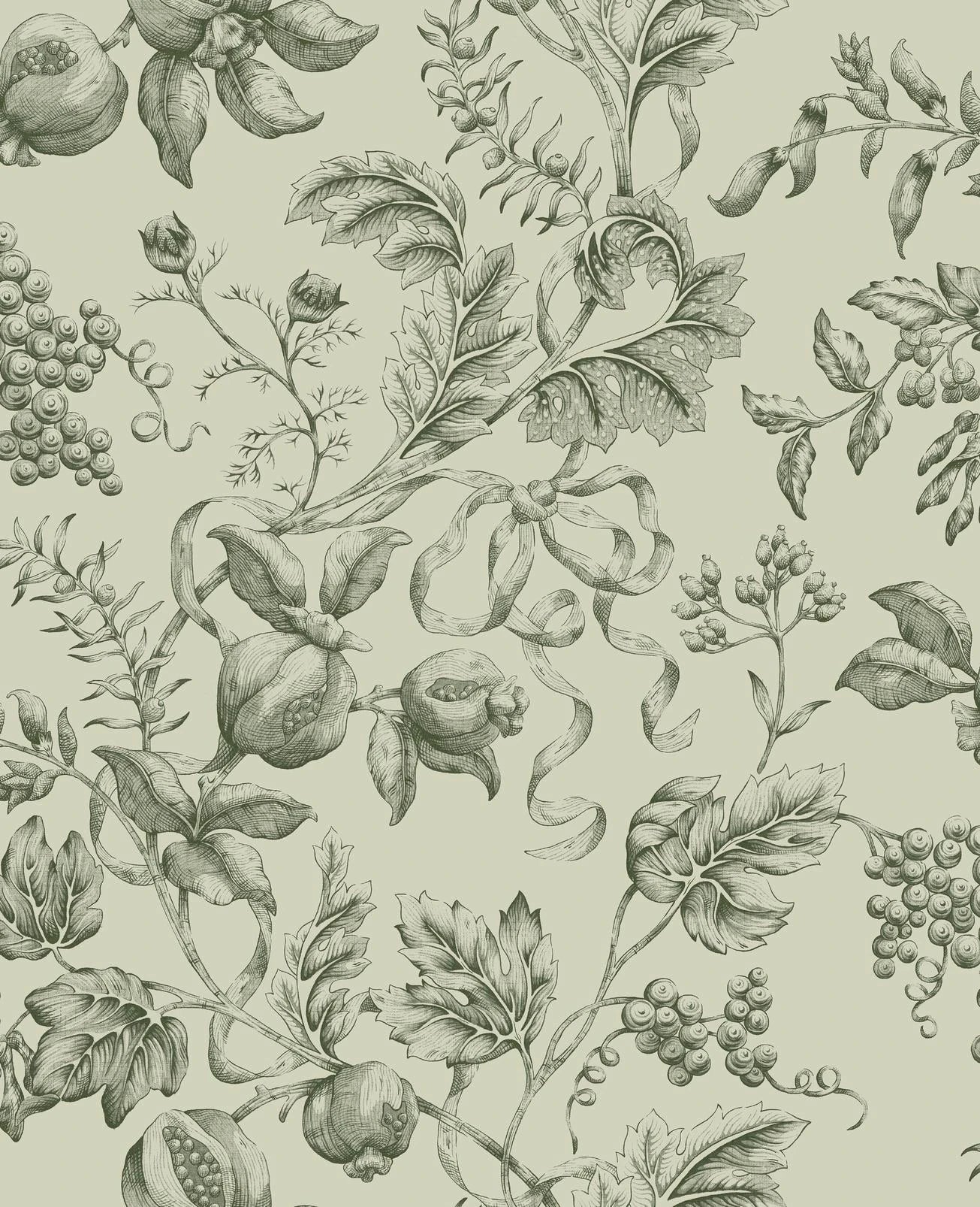 Roman Willow Wallpaper