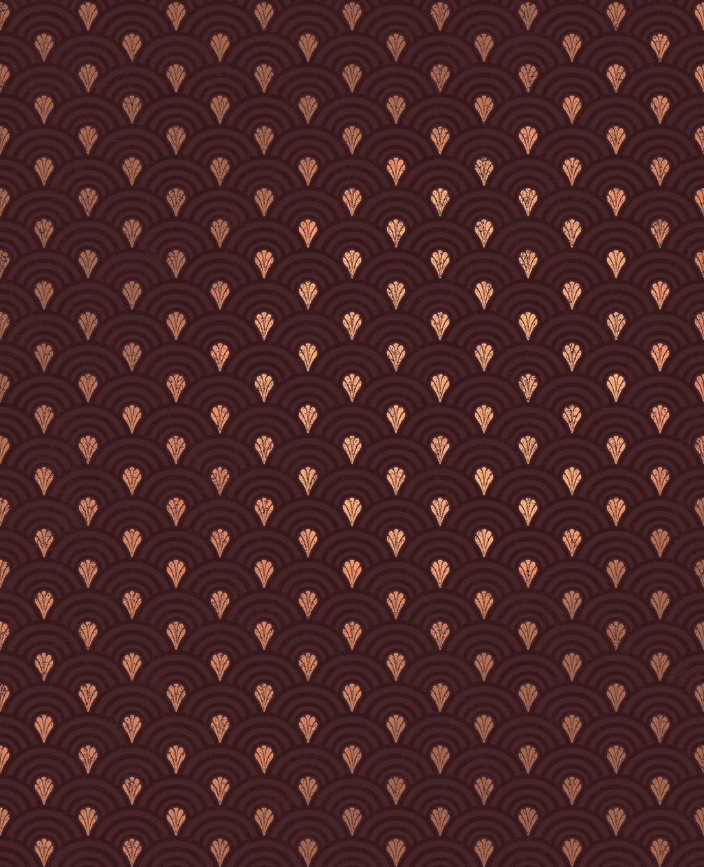 Nouveau Divine Damson Wallpaper