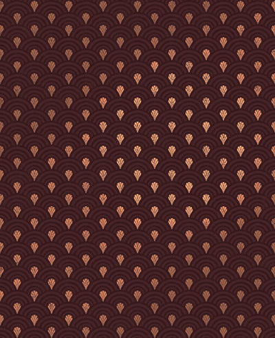 Nouveau Divine Damson Wallpaper