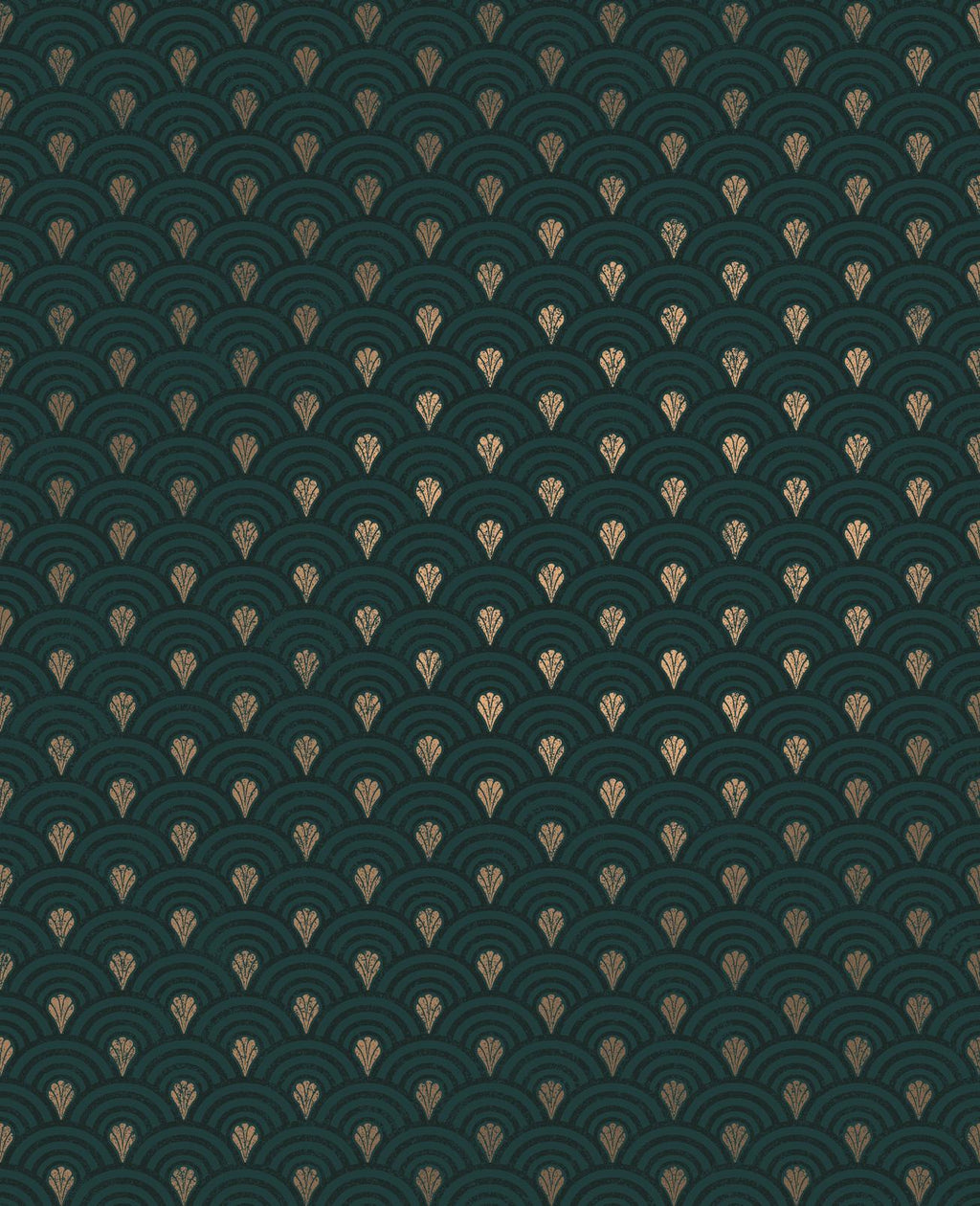 Nouveau Petrol Wallpaper