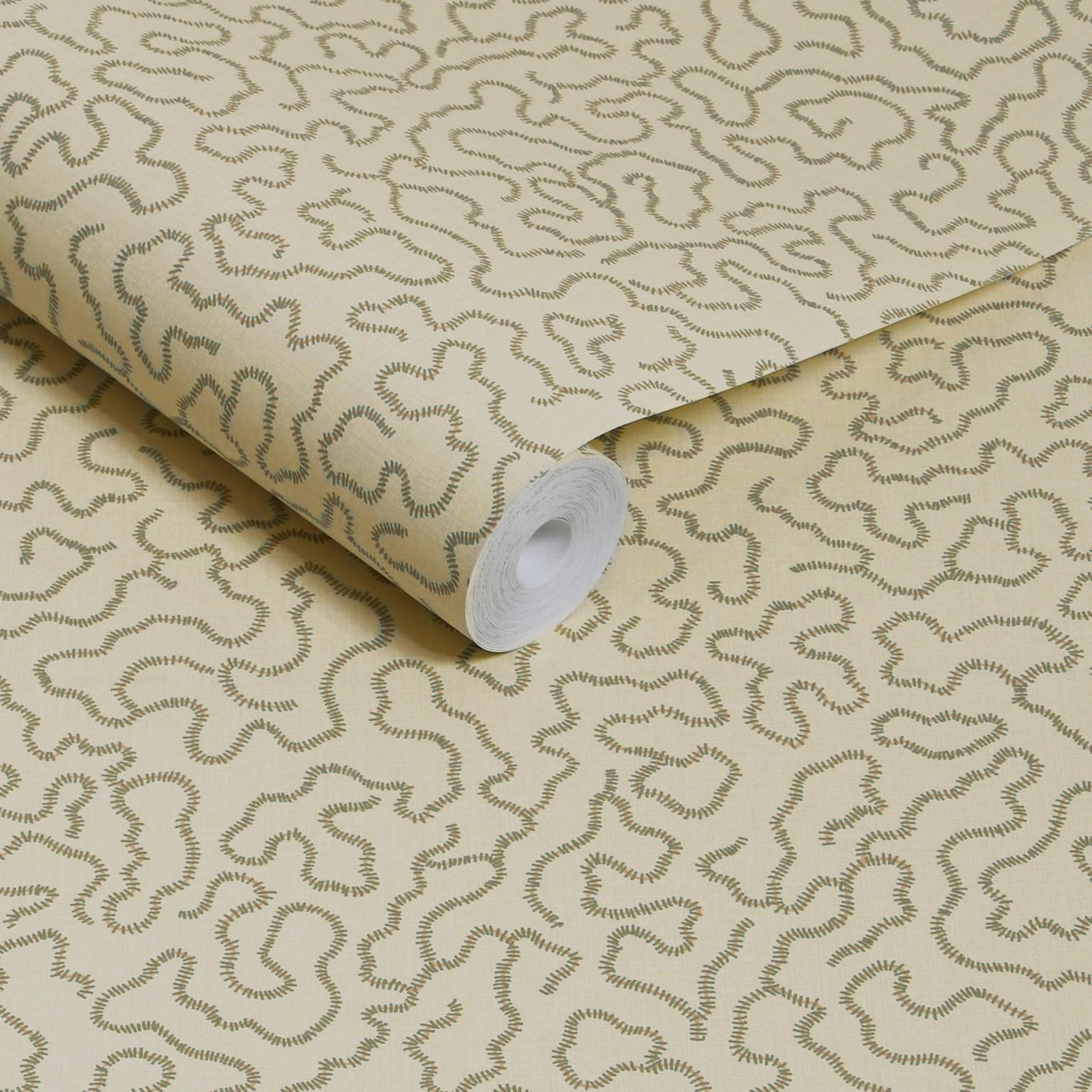Watery Lane Linen Wallpaper