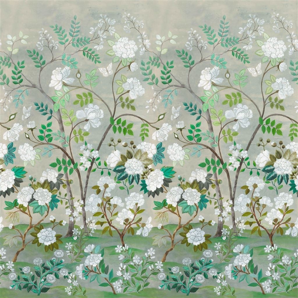 Fleur Orientale Celadon (Scenes & Murals III)
