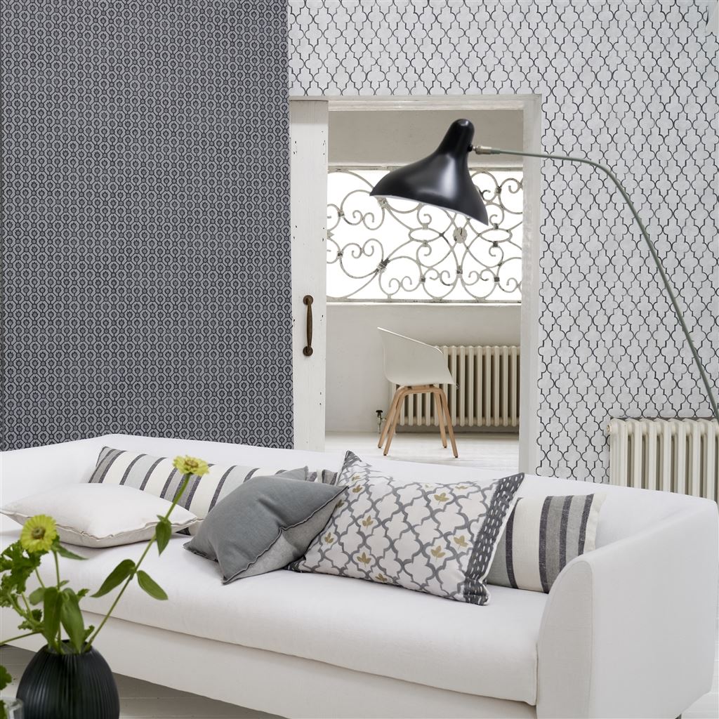 Pergola Trellis Graphite (Porcelaine De Chine)