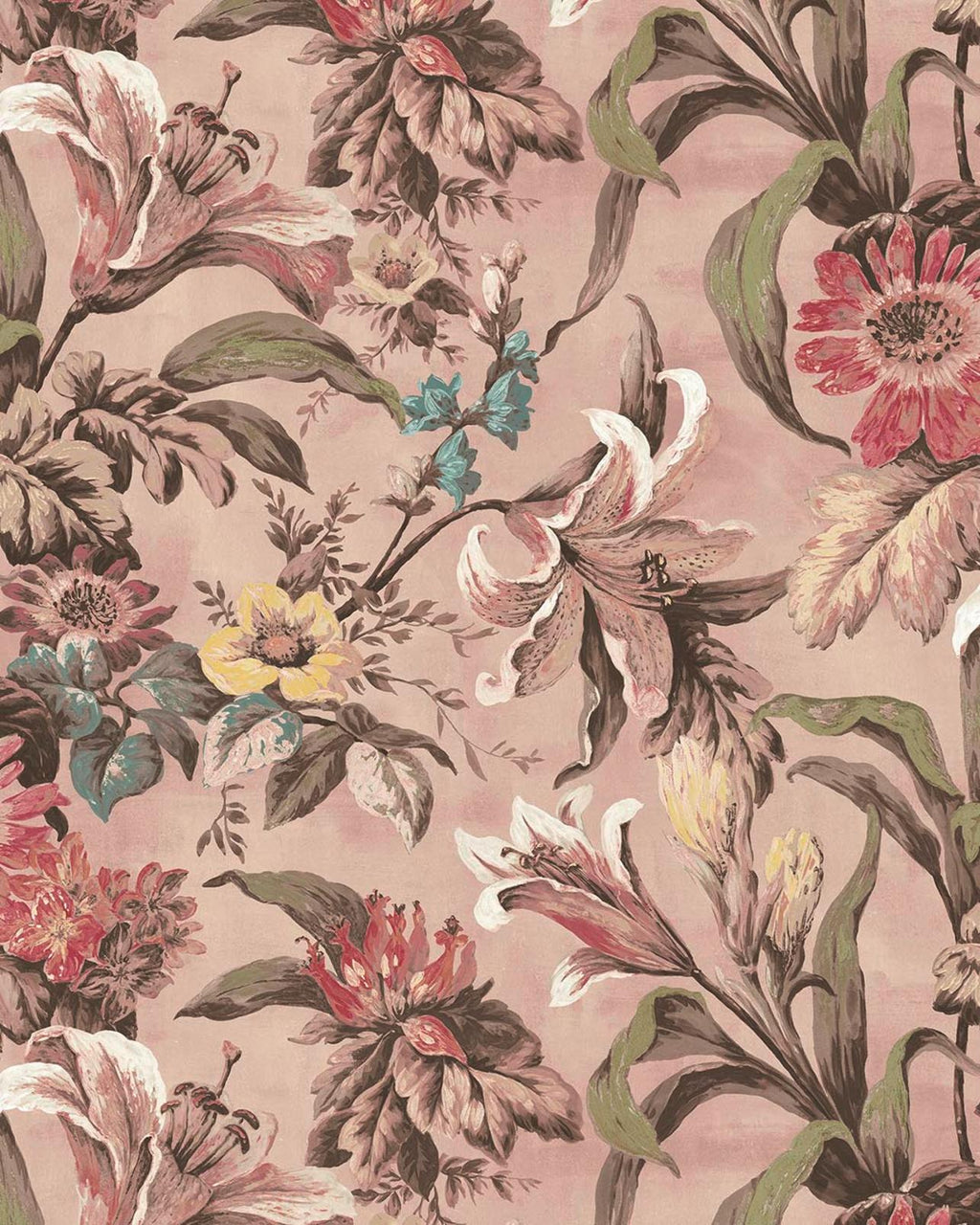 Lys Whispering Rose Bespoke Mural