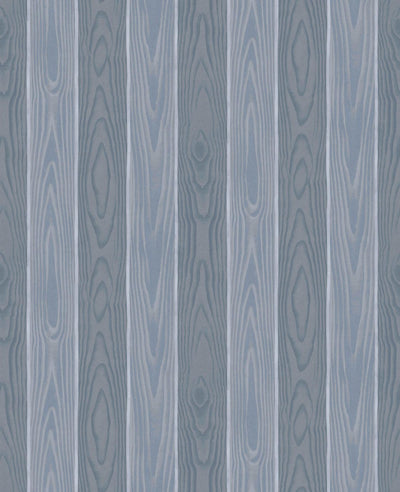 Kate Berry Moire Faux Bois Sky Wallpaper