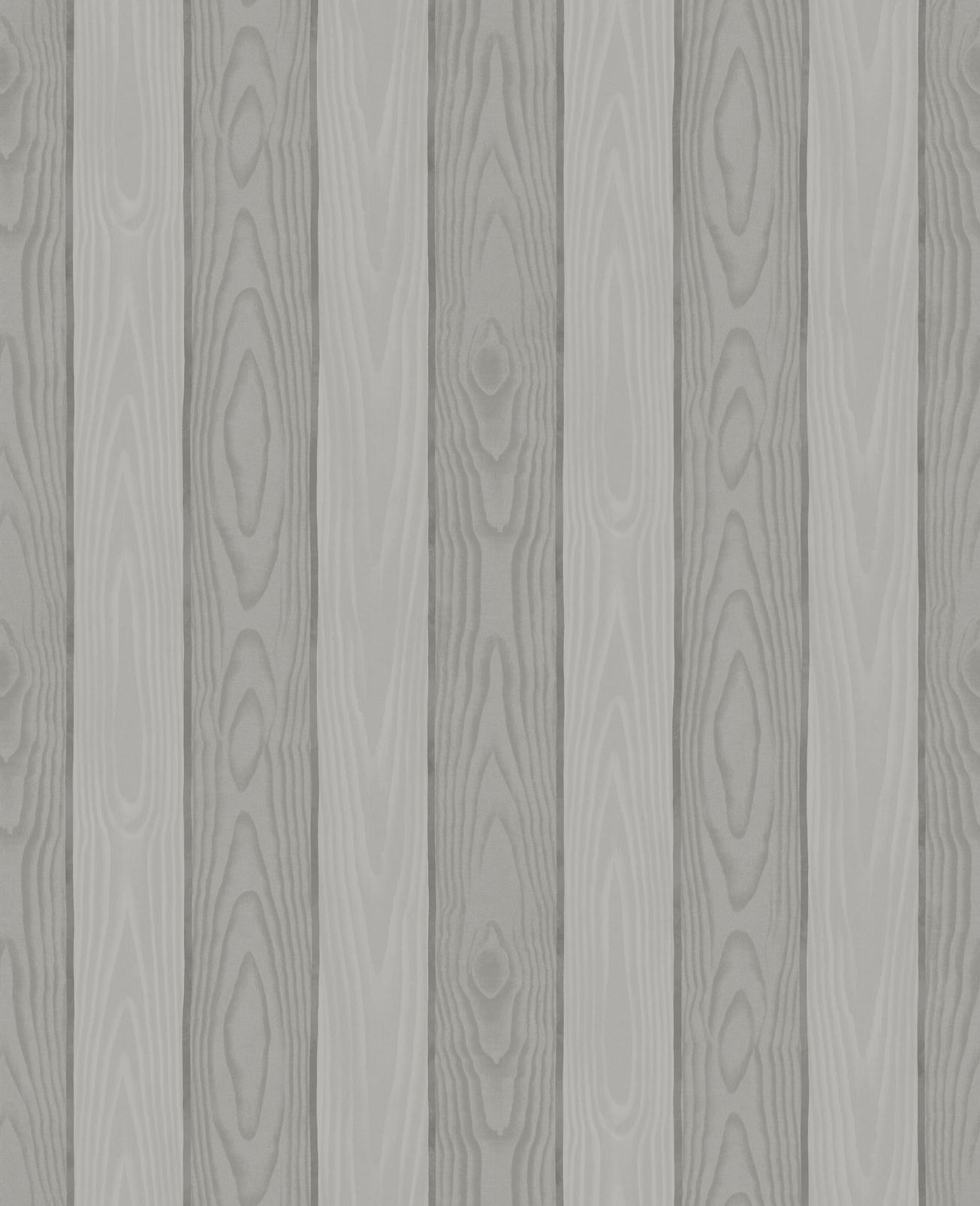 Kate Berry Moire Faux Bois Moon Wallpaper