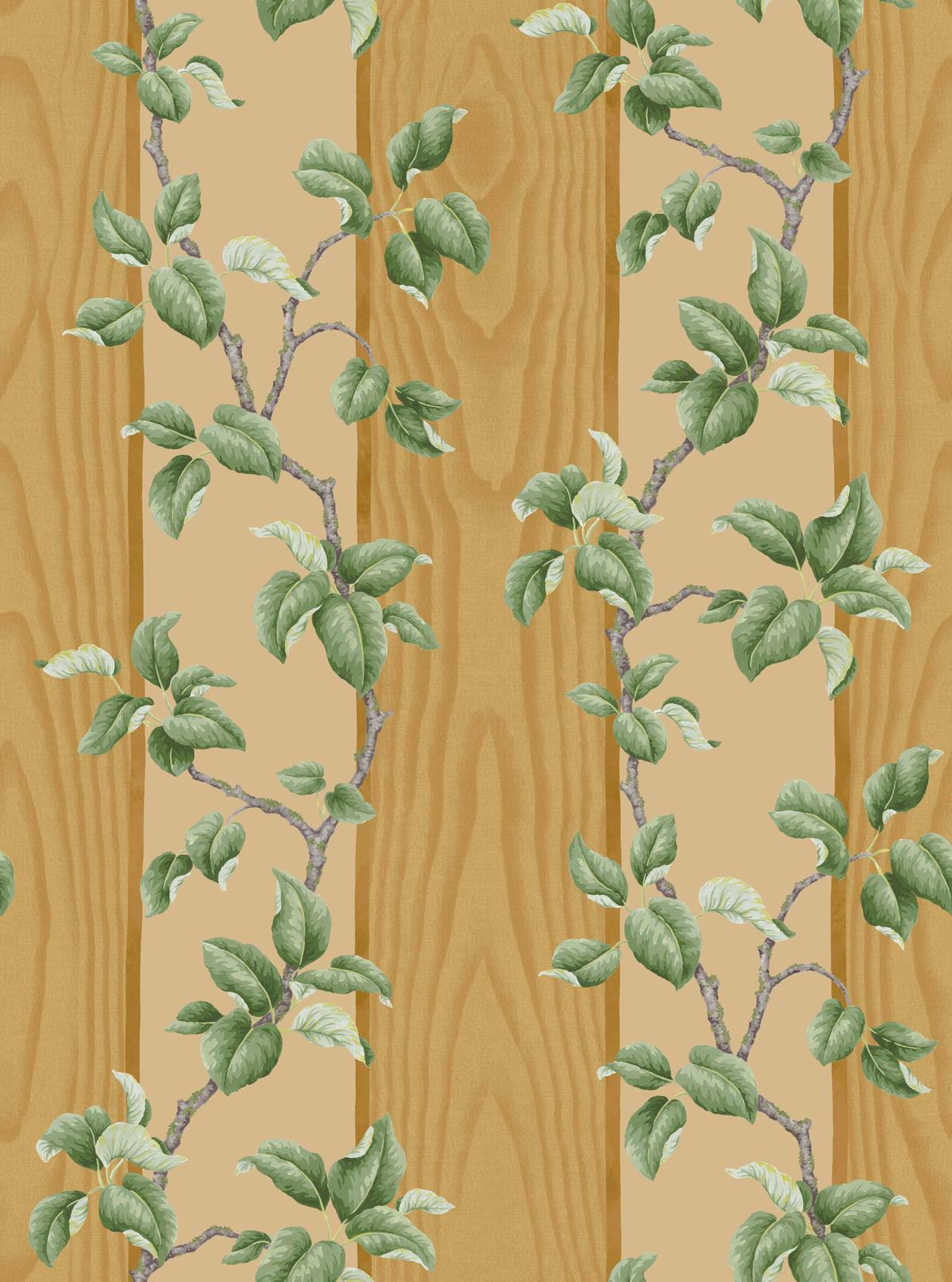 Kate Berry Climbing Branches Gold Wallpaper