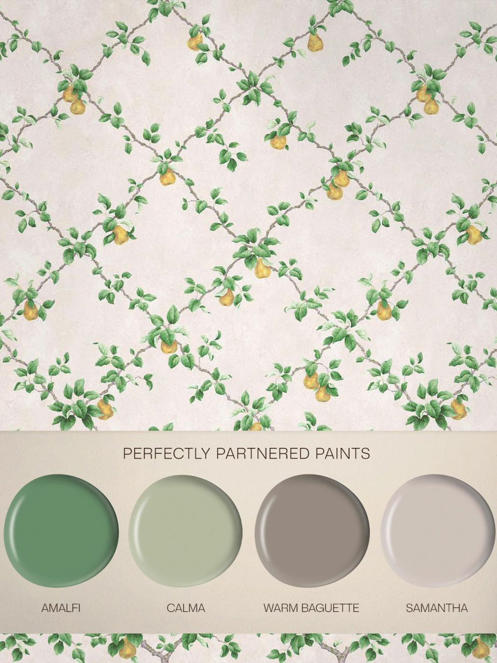 Kate Berry Gem Espalier Clay Bespoke Mural