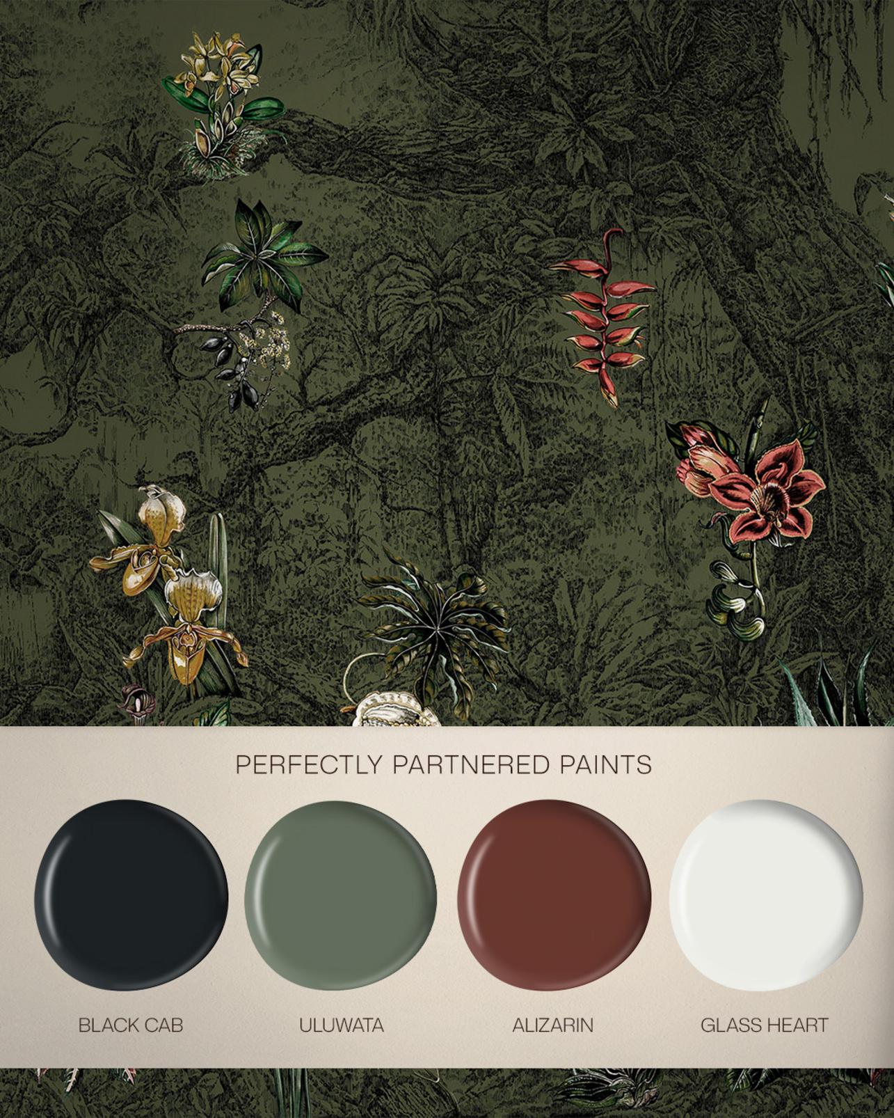 Whispering Tropics Forest Panoramic Bespoke Mural