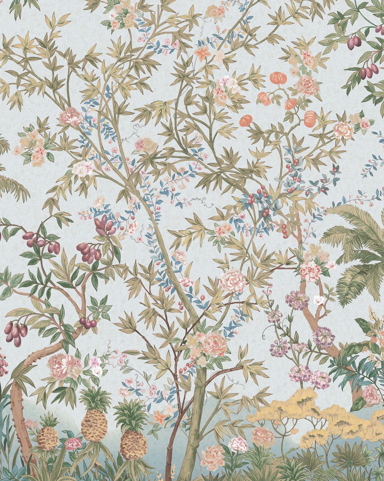 Azure Arboretum Sky Bespoke Mural