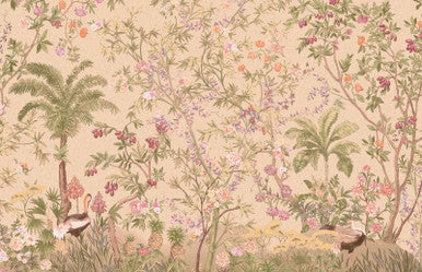 Azure Arboretum Whispering Rose Bespoke Mural