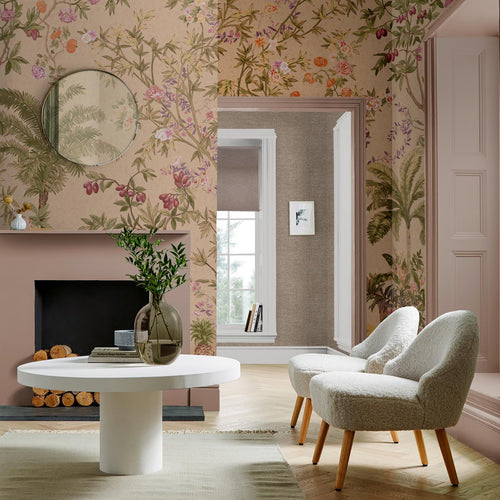 Azure Arboretum Whispering Rose Bespoke Mural