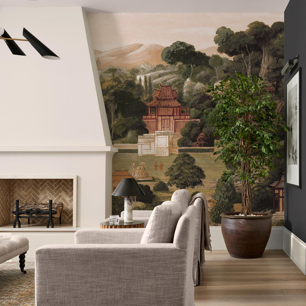Jade Pavilion Dawn Bespoke Mural