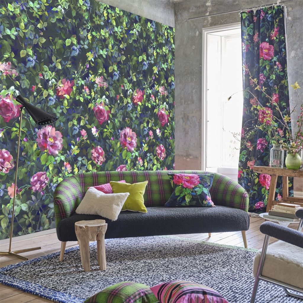 Gertrude Rose Fuchsia (Scenes & Murals III)