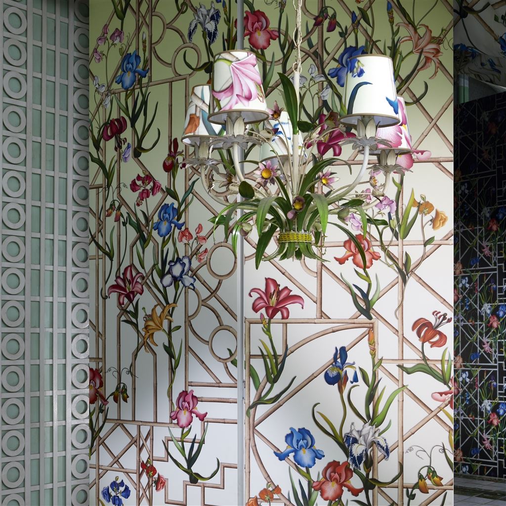 Fretwork Garden Panoramic Citron (Lacroix Stravaganza)
