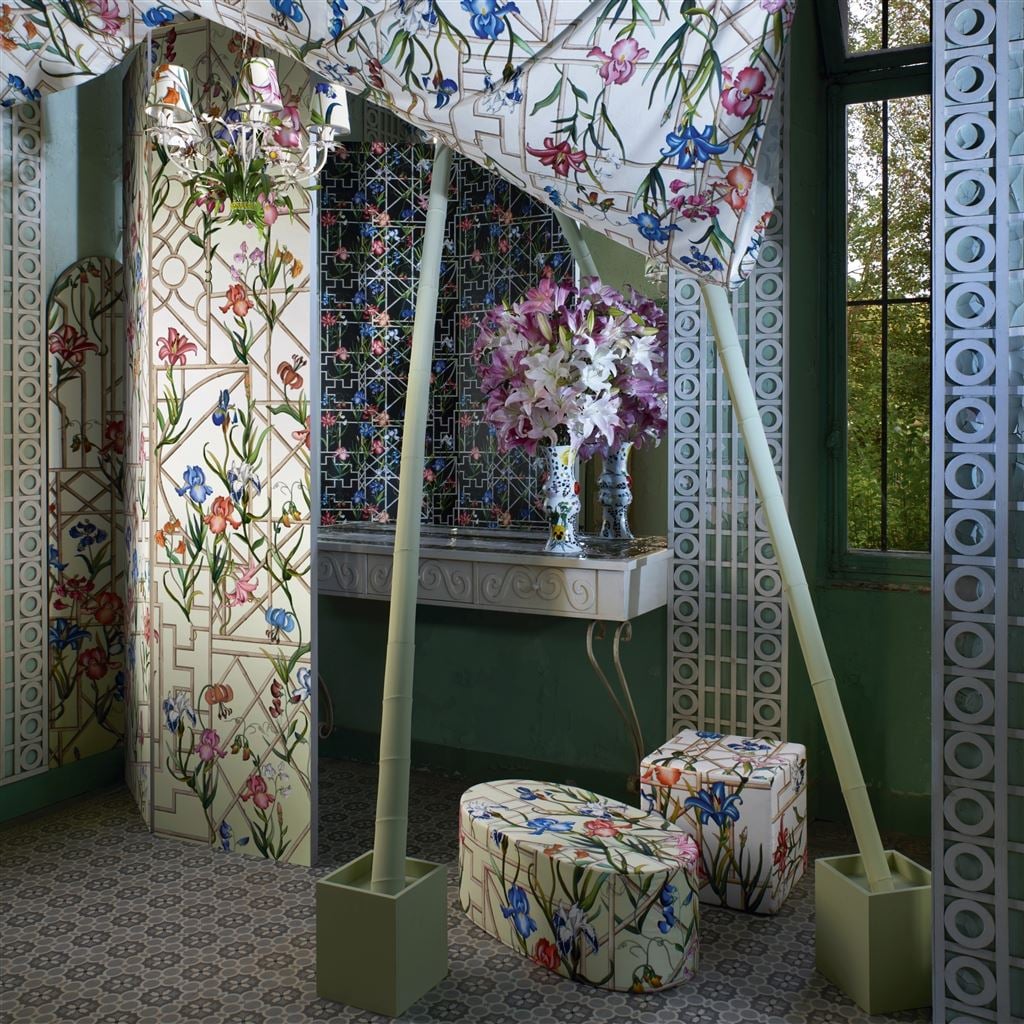 Fretwork Garden Panoramic Citron (Lacroix Stravaganza)