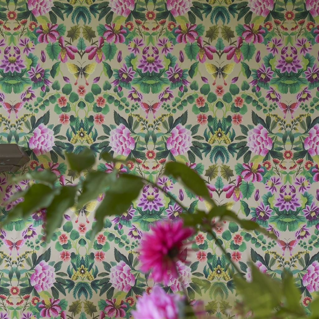 Ikebana Damask Fuchsia (Ikebana)