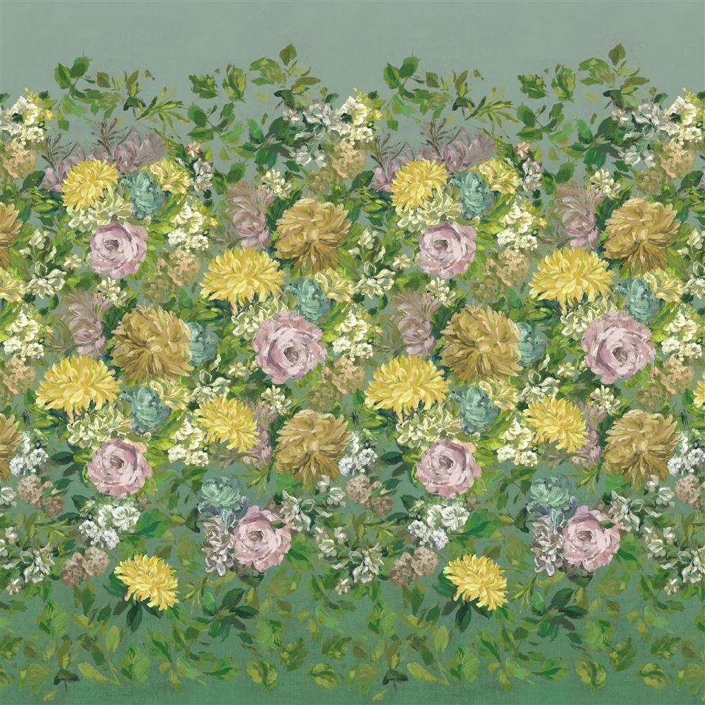 Fleurs D Artistes Vintage Green (Scenes & Murals III)