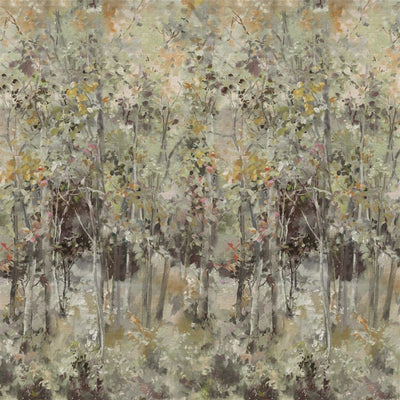 Bois De Bouleau Grasscloth Scene 1 Sepia (Scenes & Murals III)