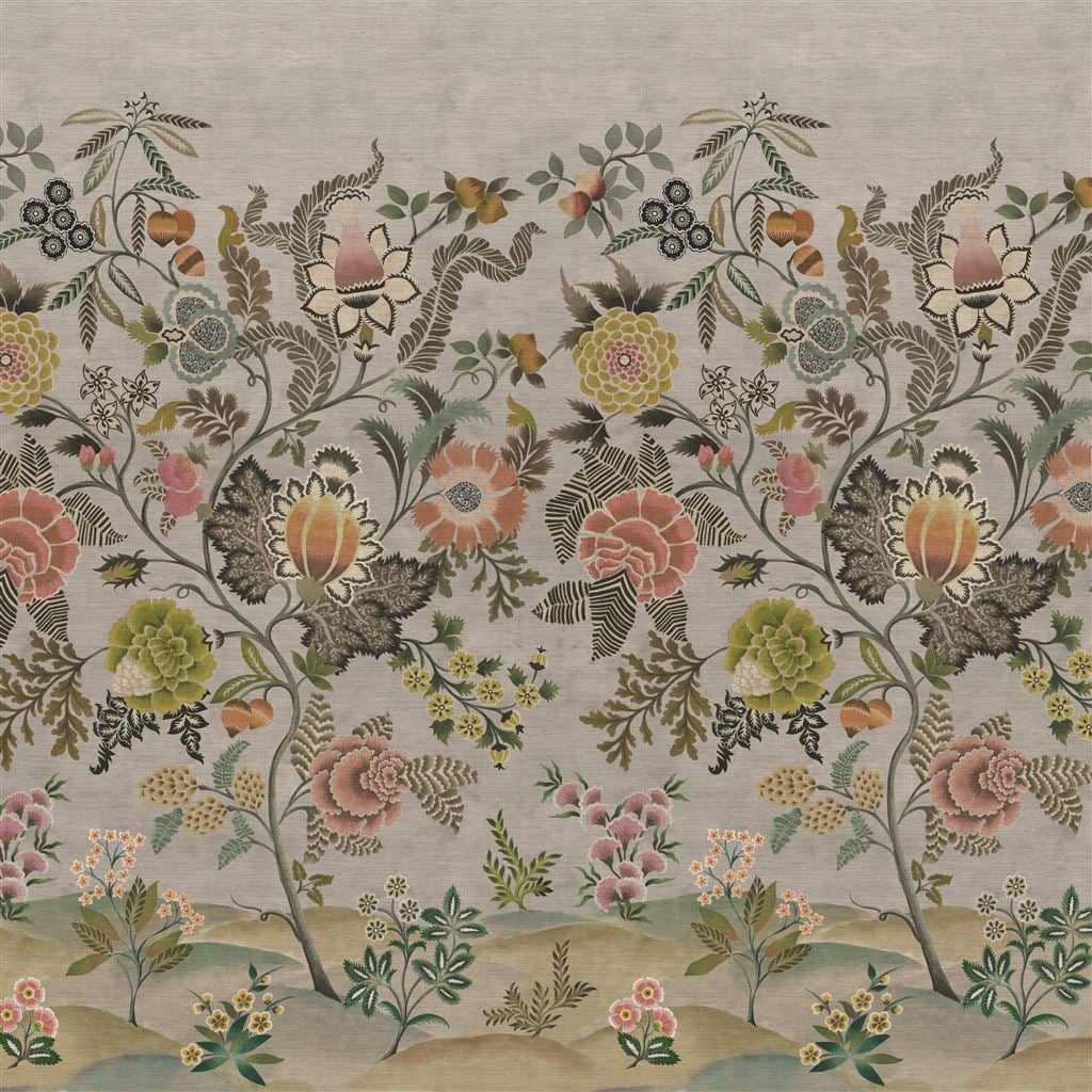 Brocart Decoratif Grasscloth Sepia (Scenes & Murals III)