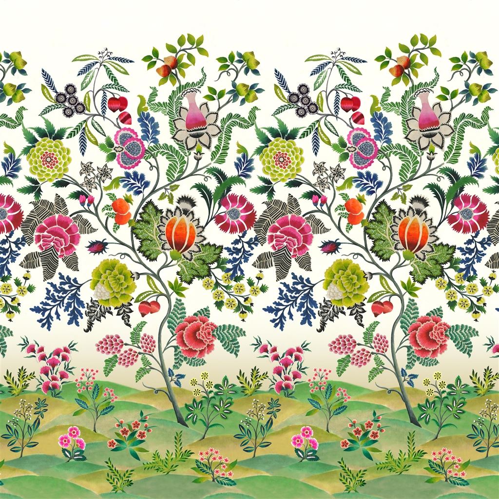 Brocart Decoratif Fuchsia (Scenes & Murals III)
