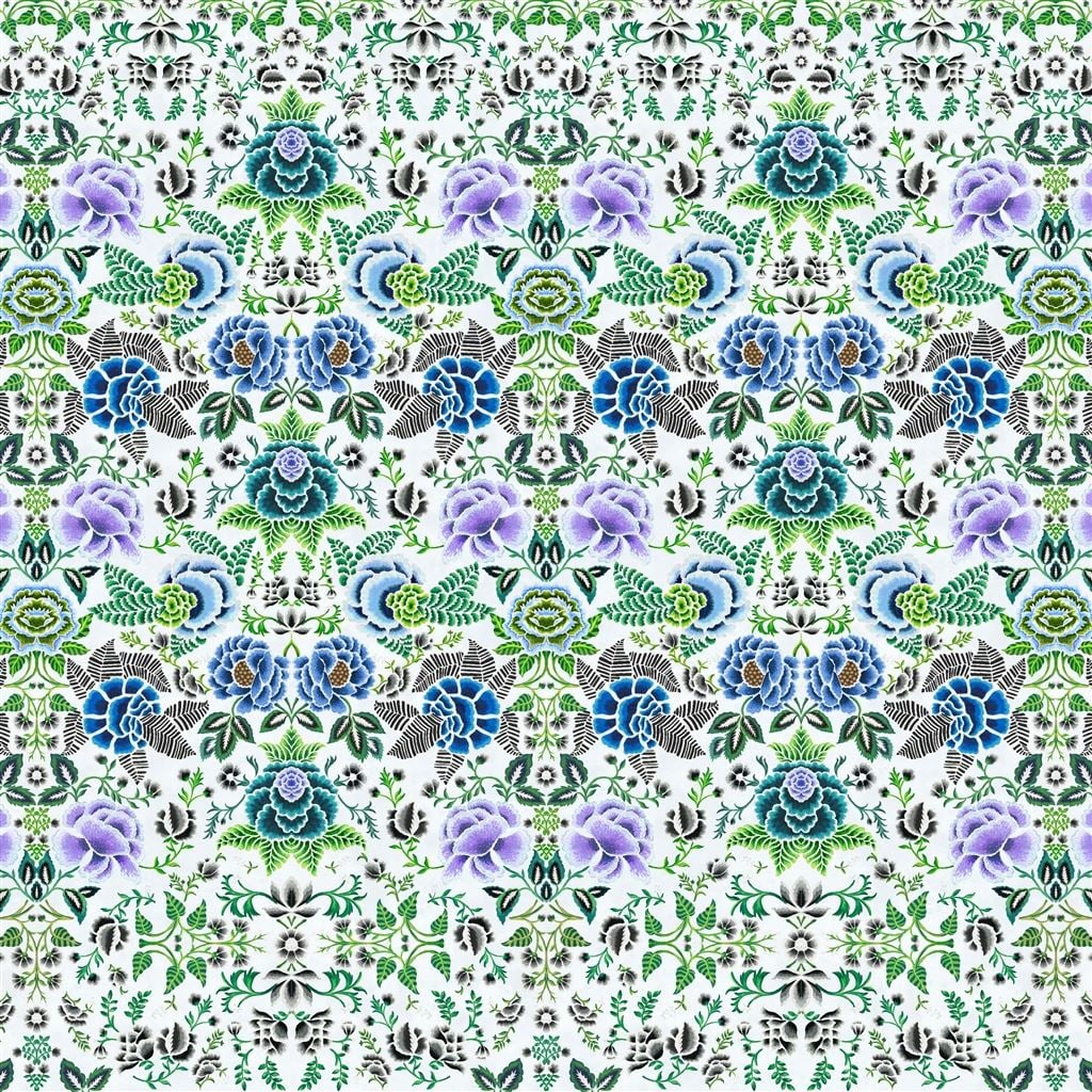 Rose De Damas Cobalt (Scenes & Murals III)