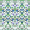 Rose De Damas Cobalt (Scenes & Murals III)