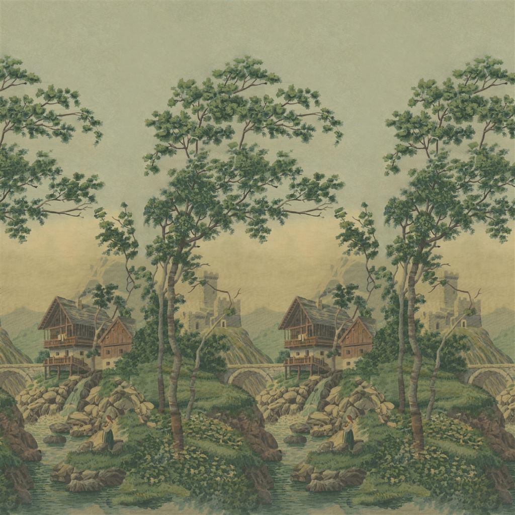 Castle Scene 1 Forest (Picture Book Wallpapers II)