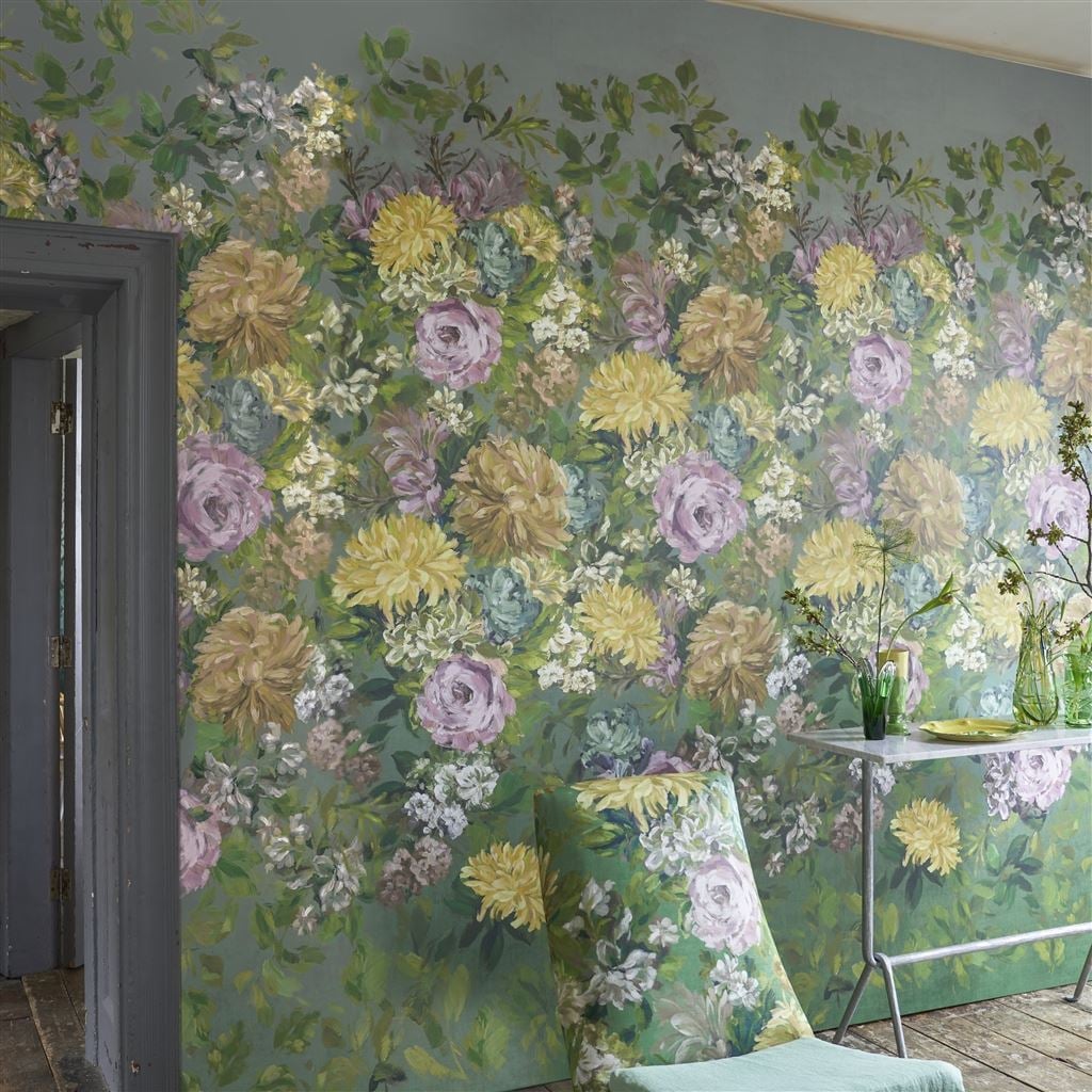 Fleurs D Artistes Vintage Green (Scenes & Murals III)