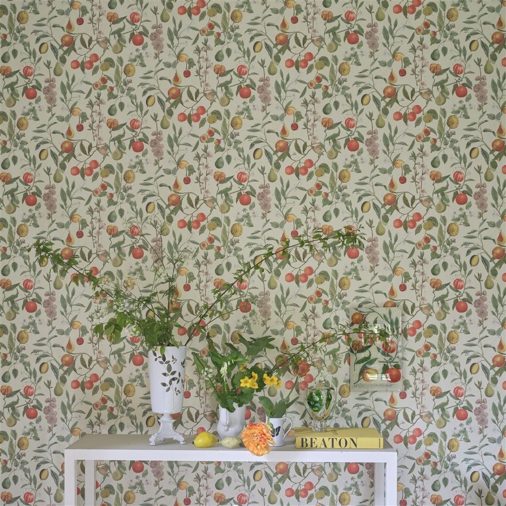 Orchard Fruits Parchment (Picture Book Wallpapers II)