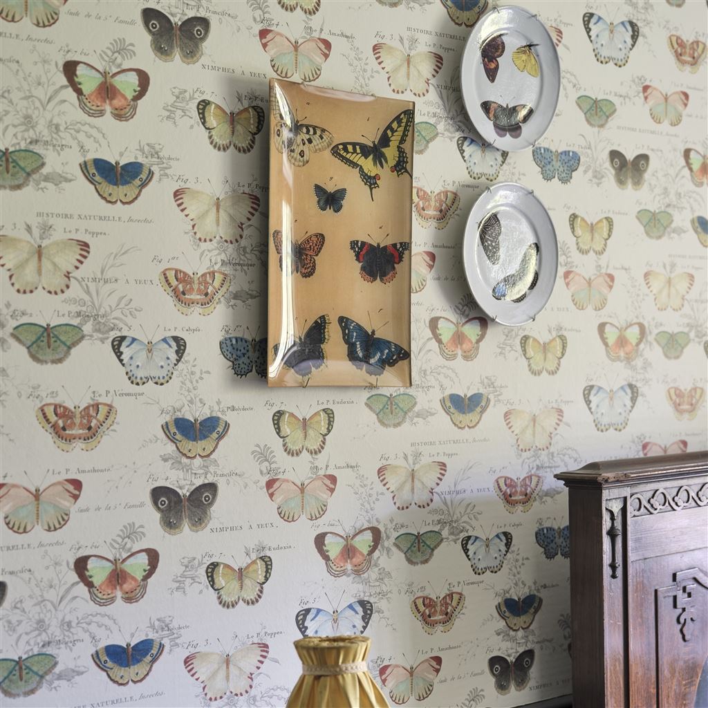 Butterfly Studies Parchment (Picture Book Wallpapers II)