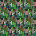 Raku Patchwork Emerald (Pottery Studio Fabrics, Braids &)