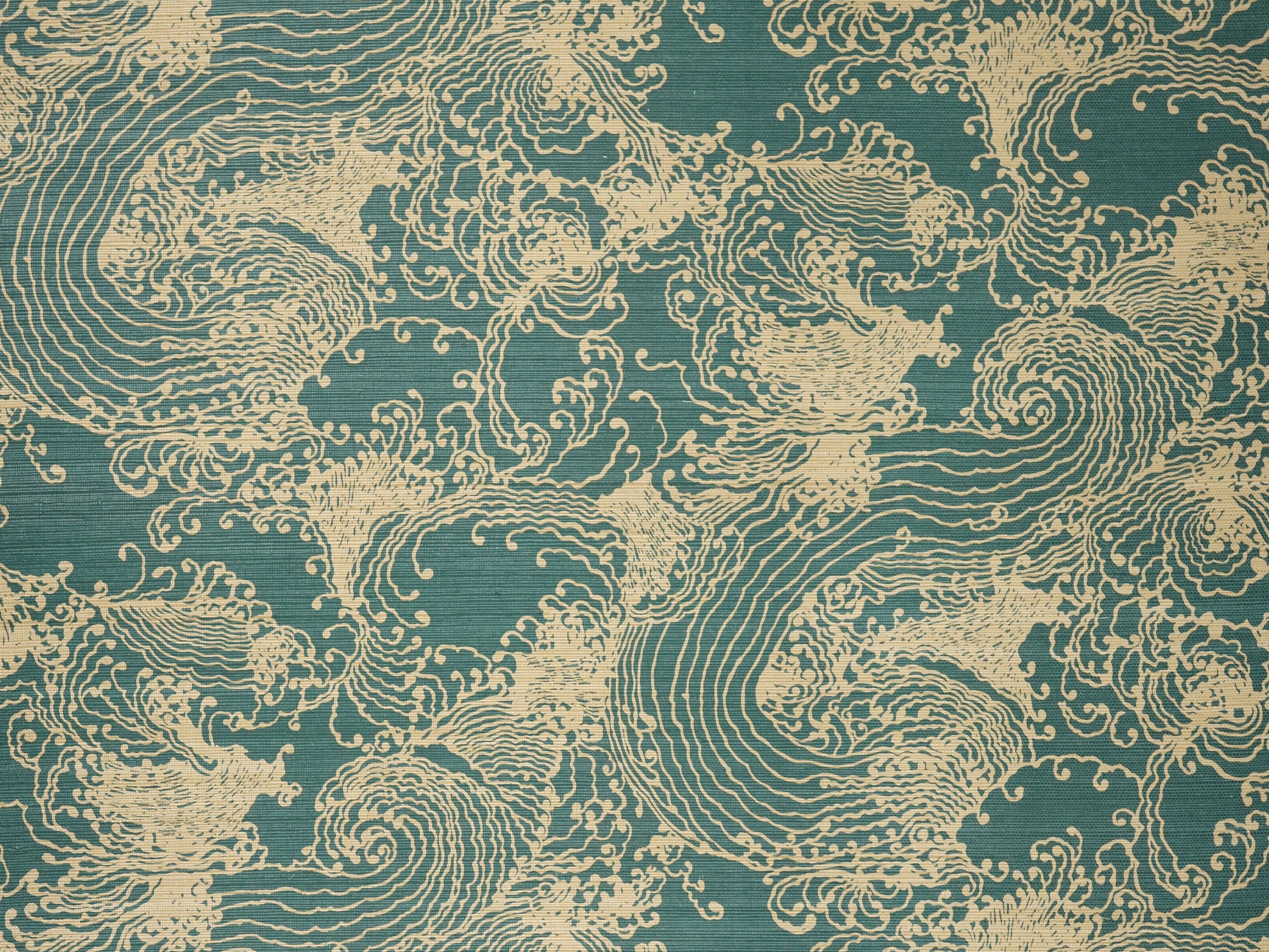 FLOWING WAVES WALLCOVERING (ORIENTAL ODYSSEY WALLCOVERINGS)