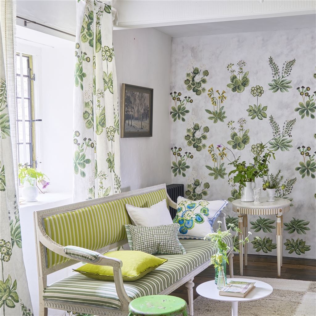 Primevère Sage (Palette Provençale Fabrics & Wallpaper)