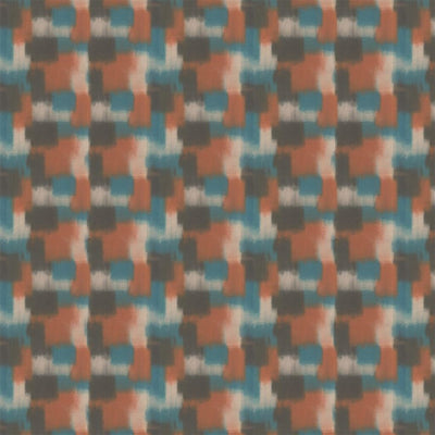 Carrés Ombrés Terracotta (Palette Provençale Fabrics & Wallpaper)