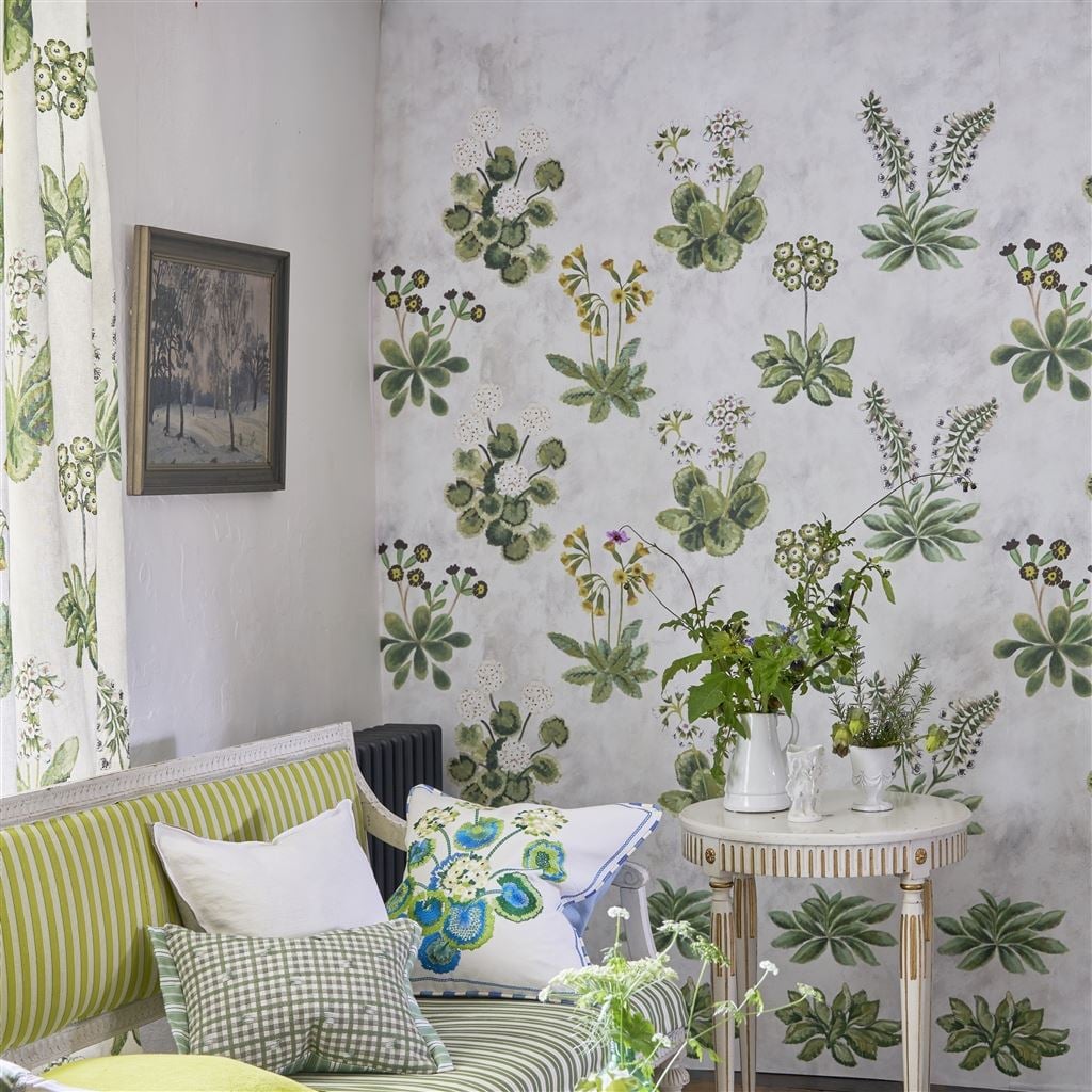 Primevère Sage (Palette Provençale Fabrics & Wallpaper)