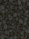 Skulls Flock Black Wallpaper