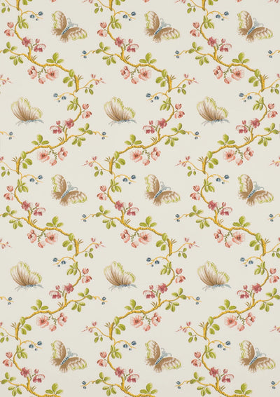 Wallpaper papillons Beige - Dessins Signatures