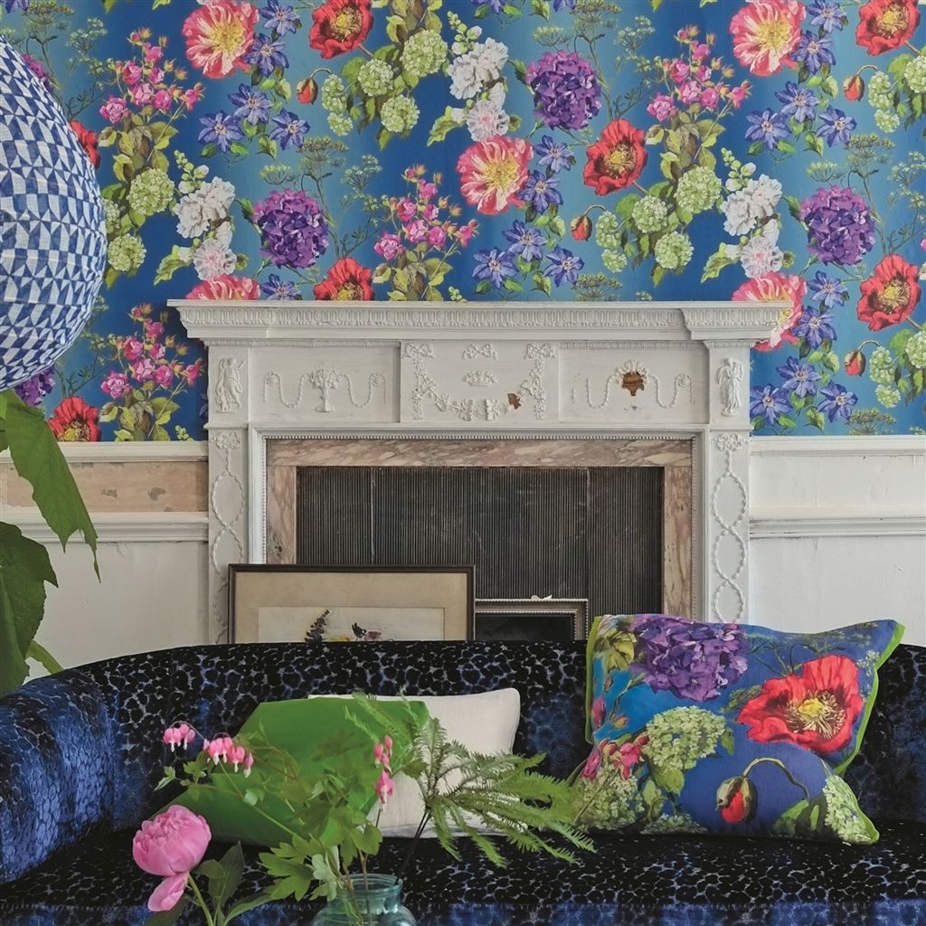 Alexandria - Lapis (The Edit - Flowers Wallpaper Volume I)