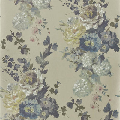 Seraphina - Silver (The Edit - Flowers Wallpaper Volume I)