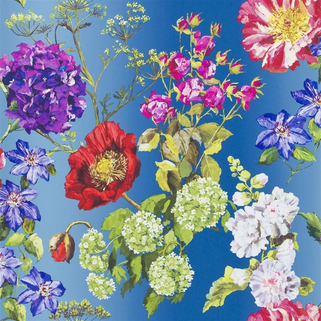 Alexandria - Lapis (The Edit - Flowers Wallpaper Volume I)