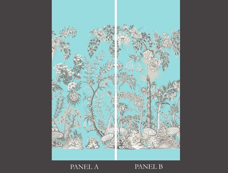 PALAMPORE PANEL A & B WALLPAPER (Atmosphere)